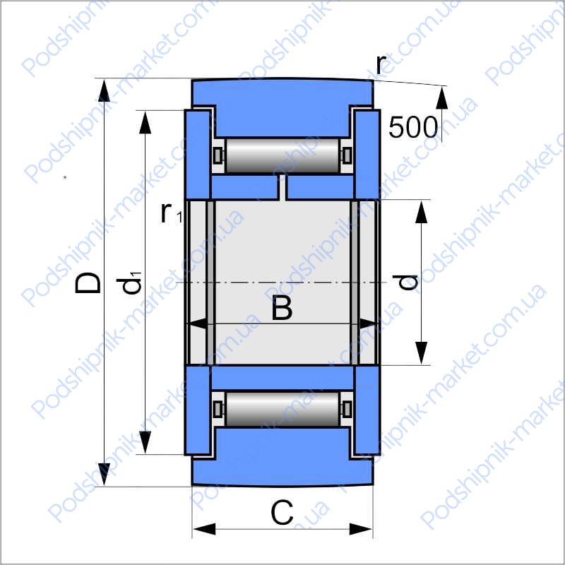 STO 30 ZZ підшипник опорний ролик